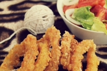 Crispy onion rings/ Inele de ceapa crocante