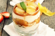 Tiramisu cu ananas si caramel