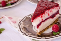 Cheesecake cu zmeură