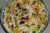 O varianta de salata mexicana (2 persoane)