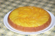 TARTA CU COMPOT DE PIERSICI