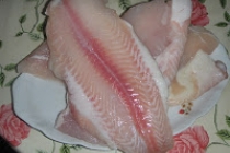 File de pangasius la cuptor cu legume