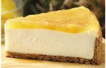 Cheesecake cu pişcoturi şi ananas