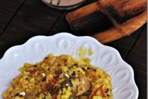 Provocarea Daring Cooks, august 2013: orez Biryani cu pui