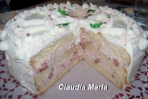 Tort de capsuni cu crema mascarpone