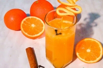 Băutură din suc de portocale , aromată