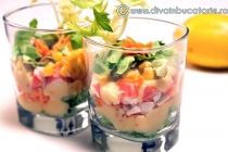 SALATA DE SURIMI LA PAHAR