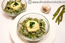 SALATA DE FASOLE VERDE CU MAIONEZA SI USTUROI