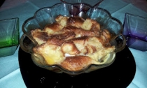 Croissant pudding