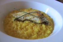 Risotto cu sofran si calcan