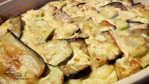 Retete lacto-ovo-vegetariene - Gratin de dovlecei si vinete