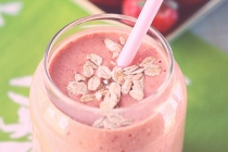 Pink smoothies