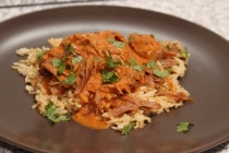 Pulpă de cocoş Tikka Masala la slow cooker