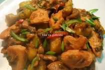 Wok de pui si legume cu arome asiatice