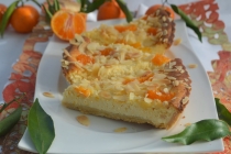 Tarta cu branza si mandarine