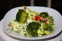 Omleta cu broccoli