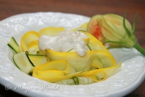 Fettuccine Alfredo (Raw Vegan) &amp; Salata de conopida (Vegan)