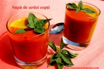 Supa crema de ardei copti