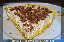 Tarta cu crema de zahar ars