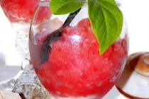 Granita de pepene rosu