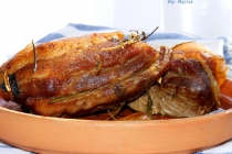 Friptura de porc cu ierburi aromate