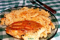 Paste fusilli cu carne