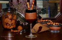 Verrine cu ciocolata si jeleu de cafea