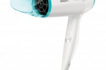 Uscator de par Philips Essential Care BHD006/00, 1600 W, 3 viteze, Cool
Shot, Alb/Bleu