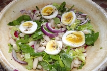 Salată de fasole/ Kuru Fasulye Piyazi