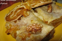 Placinta cu dovleac (de post) cu foi subtiri romanesti (strudel)