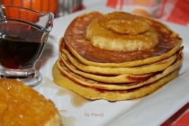 Pancakes cu suc de portocale