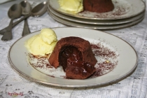 Fondant de ciocolata (Moelleux au chocolat)