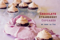 Chocolate Strawberry Cupcakes…