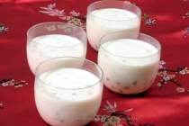 Lapte de cocos cu perle de tapioca