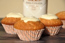 Muffins cu lichior si nuca de cocos
