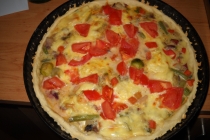 Quiche cu legume