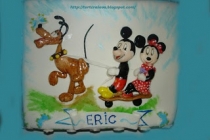 Tort Mickey Mouse, Minnie si Pluto (Mickey Mouse, Minnie & Pluto Cake)