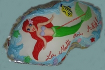 Tort Ariel, Mica Sirena (Ariel, Little Mermaid Cake)