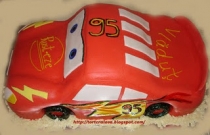 Tort Lightning McQueen Rusteze 2,3&amp;4 ( Lightning McQueen Rusteze Cake)
