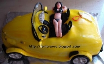 Tort masina de epoca (Vintage Car Cake)