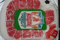 Tort fotbal Liverpool FC (Liverpool FC Cake)