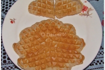 Waffles cu faina integrala si kefir