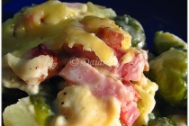 Varza de Bruxelles gratinata