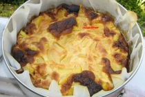 Clafoutis cu ananas proaspat