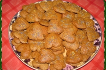 Turta dulce moale ~ Rögtön puha mézeskalács ~ Gingerbread hearts