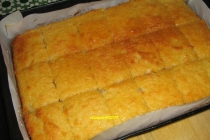 Harisi - prajitura arabeasca (cu iaurt, cocos si lamaie)