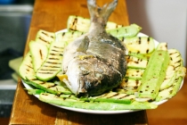 dorada &quot;en papillote&quot; cu dovlecei la gratar sau despre rezolutii